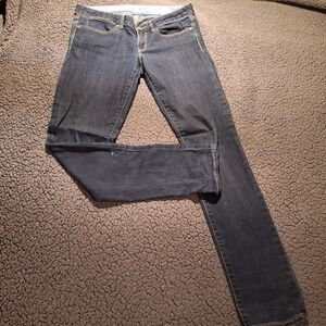 Gap 1969 Jeans Always Skinny Womens Sz 29/8r 32 Inseam Dark Blue Denim Low Rise